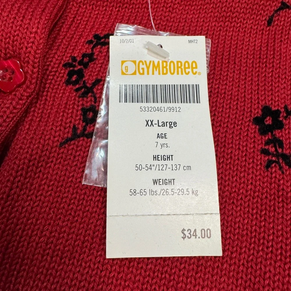 Gymboree measurements chest